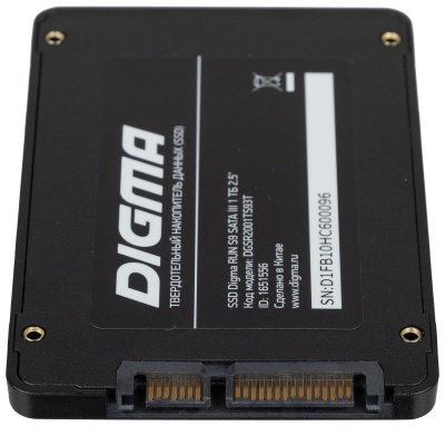 Накопитель SSD Digma SATA-III 1TB DGSR2001TS93T Run S9 2.5"