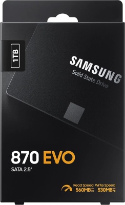 Накопитель SSD Samsung SATA-III 1TB MZ-77E1T0B/AM 870 EVO 2.5"