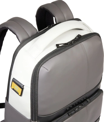 Рюкзак мужской Piquadro Wollem Rubber CA6238W129W/GRN серый/черный полиуретан