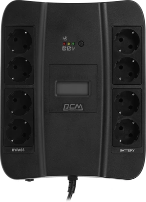 Источник бесперебойного питания Powercom Spider SPD-900U LCD 540Вт 900ВА черный