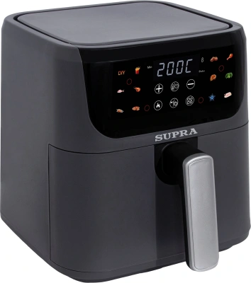 Аэрогриль Supra GS-7630 4.5л 1500Вт серый