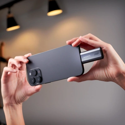 Накопитель SSD A-Data USB3.2 Gen2 2TB SC750-2000G-CCBK SC750 серый