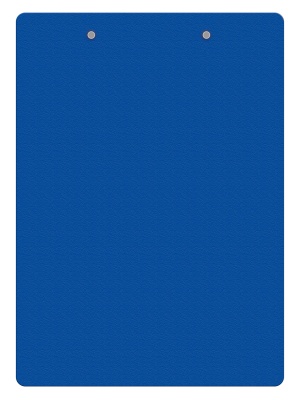 Папка-планшет Бюрократ -PD6004/BLUE A4 пластик 1.2мм синий