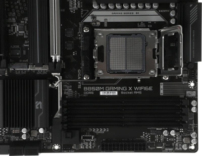 Материнская плата Gigabyte B850M GAMING X WIFI6E Socket AM5 AMD B850 4xDDR5 mATX AC`97 8ch(7.1) 2.5Gg RAID+HDMI+DP