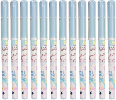 Ручка гелев. Deli MiYou EG15-BL ассорти d=0.5мм син. черн.