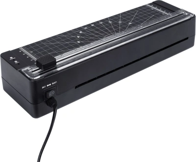 Ламинатор Heleos ЛМА4ДЧ черный A4 (60-125мкм) 30см/мин (2вал.) лам.фото