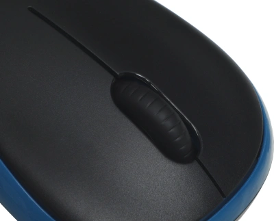 Мышь Logitech M185 черный/синий оптическая 1000dpi беспров. USB для ноутбука 2but (910-002632)