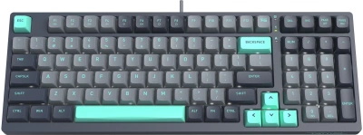 Клавиатура A4Tech FS300 механическая черный/серый USB for gamer LED (FS300 PANDA ROCK) кабель 1.8м