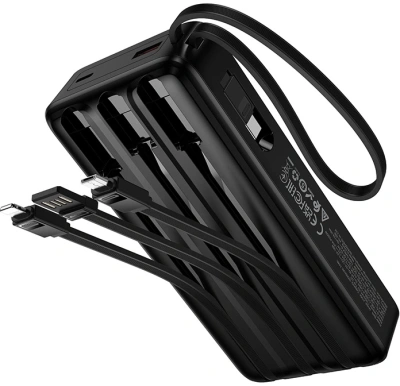 Мобильный аккумулятор Hoco J156A Founder 20000mAh QC3.0/PD3.0 22.5W 3A черный (62284)
