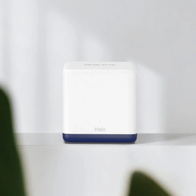 Бесшовный Mesh роутер Mercusys Halo H50G (HALO H50G(2-PACK)) AC1900 10/100/1000BASE-TX белый (упак.:2шт)