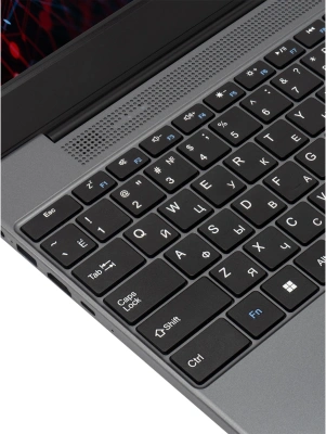 Ноутбук IRU Калибр 15PH Ryzen 7 5700U 16Gb SSD512Gb AMD Radeon Graphics 15.6" IPS FHD (1920x1080) FreeDOS black WiFi BT Cam 4350mAh (2057199)