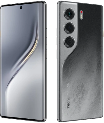 Смартфон Tecno Camon 40 Pro 256Gb 8Gb черный моноблок 3G 4G 2Sim 6.78" 1080x2436 Android 15 50Mpix 802.11 a/b/g/n/ac NFC GPS GSM900/1800 GSM1900 Protect FM