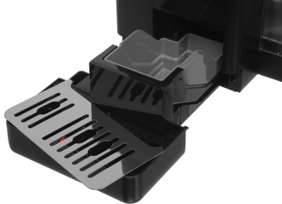 Кофемашина Delonghi Rivelia EXAM440.55.B 1450Вт серебристый/черный