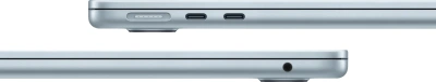 Ноутбук Apple MacBook Air A3240 M4 10 core 16Gb SSD512Gb/10 core GPU 13.6" Liquid Retina (2560x1664) macOS lt.blue WiFi BT Cam (MC6U4LL/A)