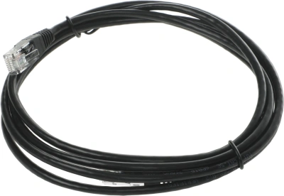 Патч-корд Lanmaster TWT-45-45-2.0-BK UTP RJ-45 вил.-вилка RJ-45 кат.5E 2м черный ПВХ (уп.:1шт)