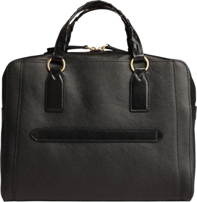 Деловая сумка женская The Bridge Ines 045525EN/30 черная натур.кожа