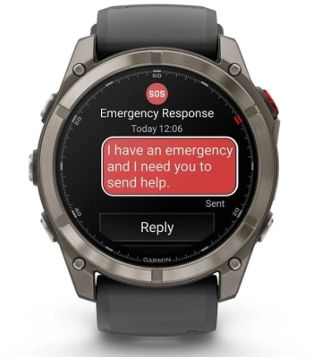 Смарт-часы Garmin Fenix 8 Pro 51мм 1.4" AMOLED корп.серебристый рем.желтый разм.брасл.:127-225мм (010-03199-11)