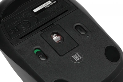 Мышь A4Tech Fstyler FB12 белый/черный оптическая 1200dpi беспров. BT/Radio USB 3but (FB12 PANDA)