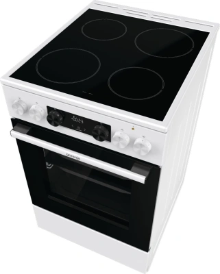 Плита Электрическая Gorenje GEC5C42WG белый стеклокерамика (без крышки)