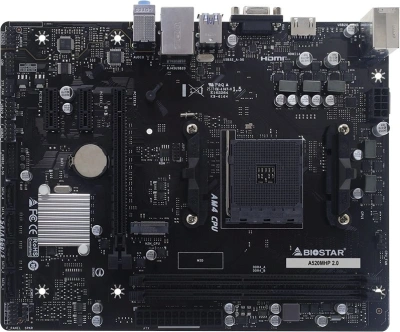 Материнская плата Biostar A520MHP 2.0 Soc-AM4 AMD A520 2xDDR4 mATX AC`97 8ch(7.1) GbLAN RAID+VGA+HDMI