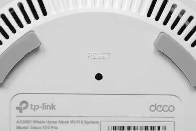 Бесшовный Mesh роутер TP-Link Deco X50 Pro (DECO X50 PRO(3-PACK)) AX3000 100/1000/2500BASE-T белый (упак.:3шт)
