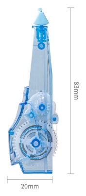 Сменный блок для ленты корректирующей Deli 71470 6мх5мм ассорти корпус белый блистер