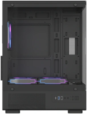 Корпус Formula Crystal Z1CM v2 черный без БП mATX 1xUSB2.0 1xUSB3.0 audio bott PSU