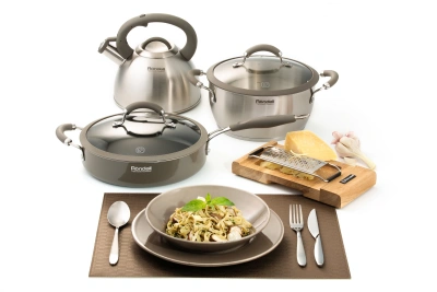 Кастрюля Rondell Balance RDS-755 5л. d=24см (с крышкой) стальной