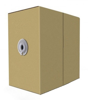 Кабель сетевой Buro BU-CCA-040 UTP 4 пары cat.5E solid 0.40мм CCA 305м серый