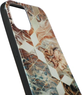 Чехол (клип-кейс) Gresso для iPhone 13 Meridian золотистый/синий (GR17AAAE8888)