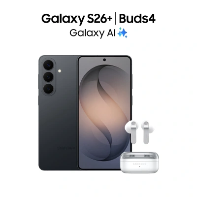 Смартфон Samsung SM-S947B Galaxy S26+ 512Gb 12Gb черный моноблок 3G 4G 2Sim 6.7" 1440x3120 Android 16 50Mpix 802.11 a/b/g/n/ac/ax/be NFC GPS GSM900/1800 GSM1900 Protect