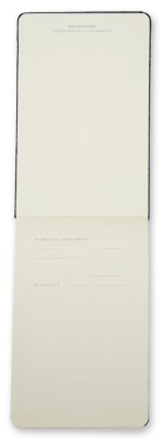 Блокнот Moleskine REPORTER QP511 Pocket 90x140мм 192стр. линейка твердая обложка черный