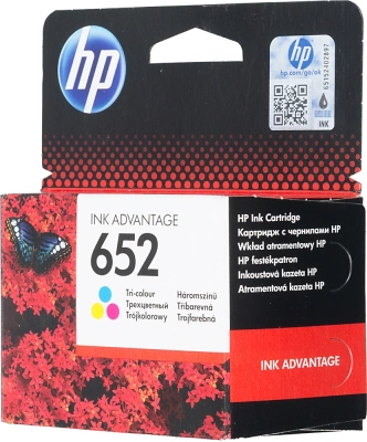 Картридж струйный HP 652 F6V24AE многоцветный печ.гол.в компл. (200стр.) для HP DJ IA 1115/2135/3635/4535/3835/4675