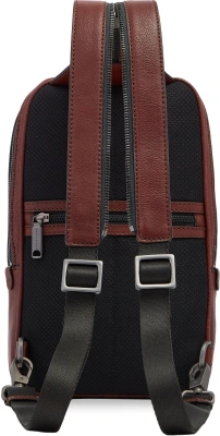 Рюкзак слинг мужской The Bridge Ludovico 053126LZ/1A коричневый натур.кожа