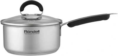 Ковш Rondell Brando RDS-1803 1.3л. d=16см (с крышкой) стальной