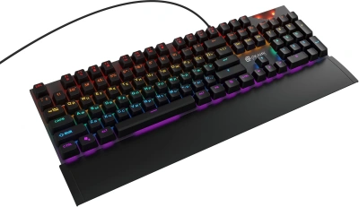 Клавиатура Оклик 935G RAGNAR механическая черный USB Multimedia for gamer LED (подставка для запястий) (1460068) кабель 1.2м