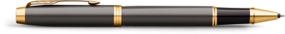 Ручка роллер Parker IM Premium Grey Core GT (2213778) F черн. черн. подар.кор.