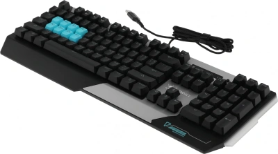 Клавиатура A4Tech B865 механическая серый/черный USB for gamer LED (B865 ICE BLUE) кабель 1.8м