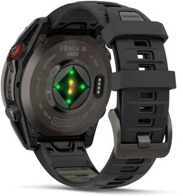 Смарт-часы Garmin Fenix 8 Pro 47мм 1.4" AMOLED корп.серый рем.черный разм.брасл.:127-210мм (010-03198-01)
