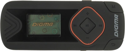 Плеер Flash Digma R3 8Gb черный/0.8"/FM/microSDHC/clip