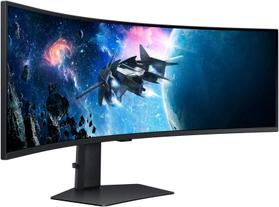 Монитор Samsung 49" S49CG954EMXUE черный VA LED 32:9 полуматовая HAS Piv 450cd 178гр/178гр 5120x1440 240Hz FreeSync Premium Pro DP USB 15.6кг
