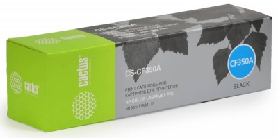Картридж лазерный Cactus CS-CF350A CF350A черный (1300стр.) для HP Color LaserJet M176/M177