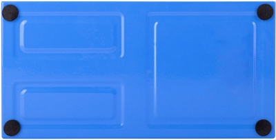 Подставка Deli E9154 3отд. для письменных принадлежностей 80x80x90мм ассорти металл сетка