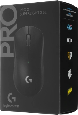 Мышь Logitech G PRO X SUPERLIGHT 2 SE черный оптическая 44000dpi беспров. USB-C 4but (910-007477)