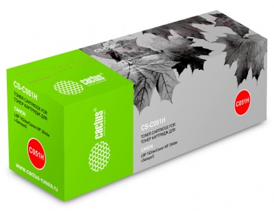 Картридж лазерный Cactus CS-C051H 051H черный (4100стр.) для Canon LBP 162dw/MF 264dw/267dw/269dw