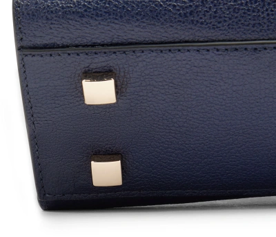 Деловая сумка Piquadro Patricia CA6774W140/BLU с отделением для ноутбука 14" темно-синяя натур.кожа