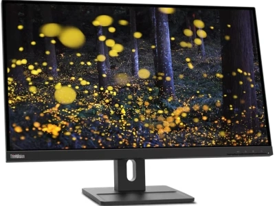 Монитор Lenovo 27" ThinkVision E27q-20 черный IPS LED 4ms 16:9 HDMI M/M матовая HAS Piv 1000:1 350cd 178гр/178гр 2560x1440 75Hz DP 2K 6.6кг