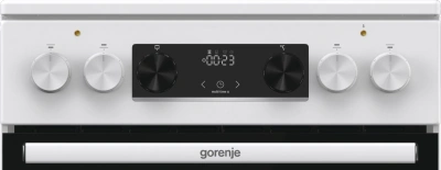 Плита Электрическая Gorenje GEC5C61WG белый стеклокерамика (без крышки)