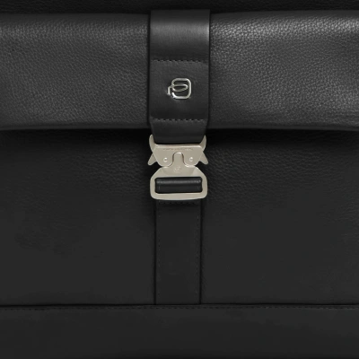 Сумка тоут мужская Piquadro Tebe CA7255W144/N с отделением для ноутбука 14" черная натур.кожа
