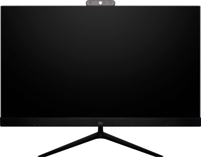 Моноблок IRU Агат 313 23.8" Full HD i3 10100 (3.6) 8Gb SSD256Gb UHDG 630 FreeDOS GbitEth WiFi BT 120W клавиатура мышь Cam черный 1920x1080